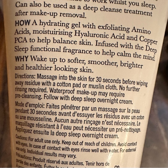 Thisworks deep sleep overnight face cleanser new never used - Picture 8 of 10